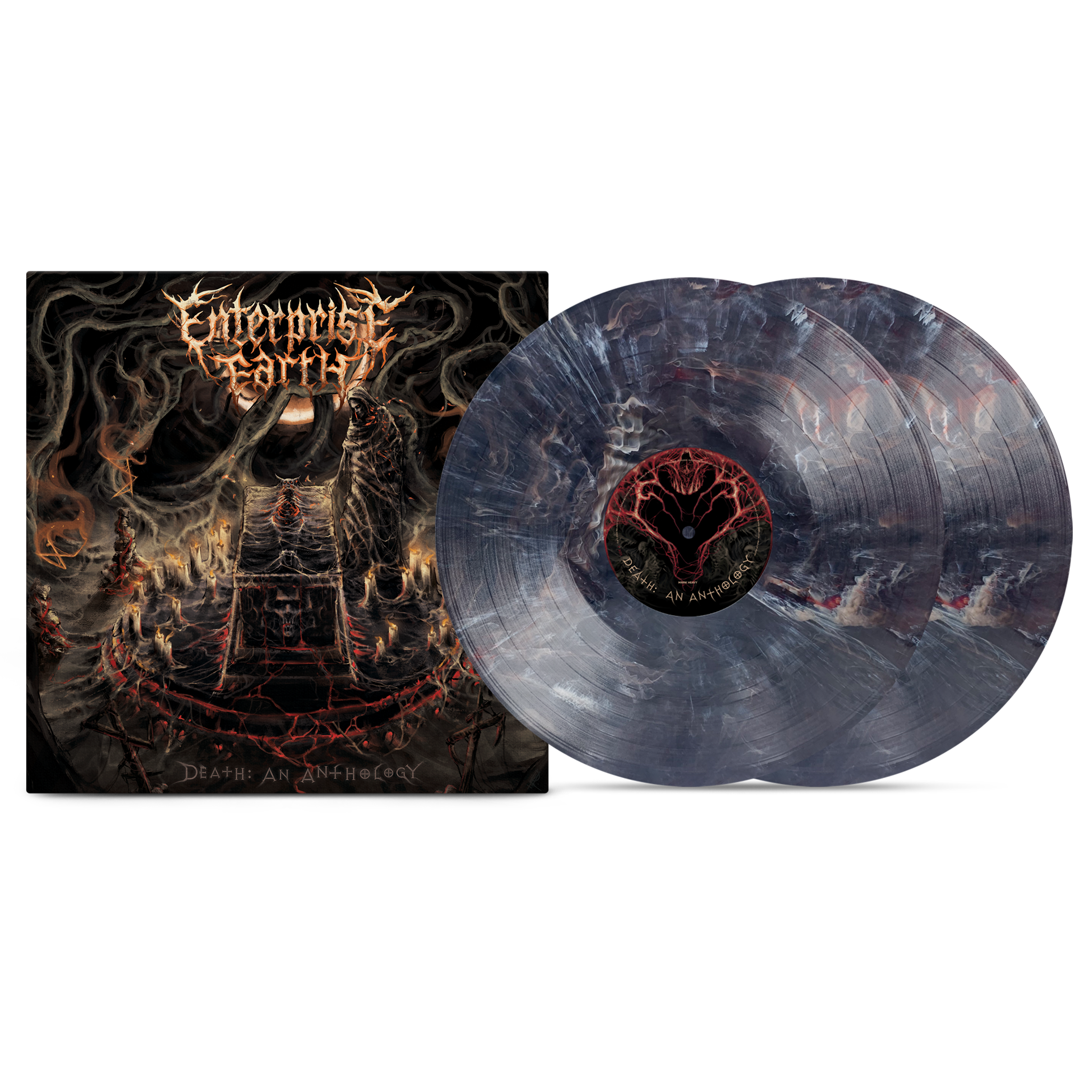 Enterprise Earth - Death: An Anthology Black Ice Marble 2LP