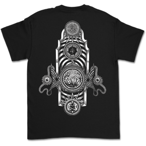 Crest Spiral Skull T-Shirt